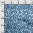 thumbnail image 2 of oneOone Polyester Spandex Medium Blue Fabric Floral Sewing Craft Projects Fabric Prints By Yard 56 Inch Wide, 2 of 4
