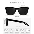 thumbnail image 6 of KALIYADI Square women's Sunglasses Polarized UV Protection Trendy Designer Sun Glasses for Women Men(Black), 6 of 7