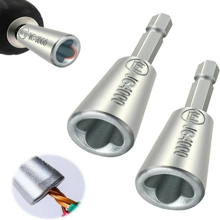 

Efficient Wire Twisting Tool Kit with Powerful 2PCS Wire Twister and Connector Portable Power Drill Wire Stripper and Twister Tool Convenient Easy Cable Stripping and Twisting Tool for