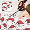 thumbnail image 6 of Yayeee Faucet Mat for Kitchen Sink 14.7" Diatomite Long Splash Guard Pad, Red Santa Hats Pattern, 6 of 7