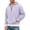 #Sky Blue, variant on Fanshiluo Men's Waffle Quarter Zip Long Sleeve Pullover Hoodie,Contrast Color Hem Kangaroo Pocket Loose Fit Tops,L,Big and Tall Men