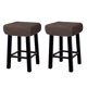 thumbnail image 1 of 2pcs Fundas para Taburetes Rectangulares, Fundas para Taburetes de Bar, Funda para Asiento de Silla de Banco de Madera Marrón Oscuro, 1 of 6