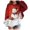 Red, variant on Tanghaowl Girls Pullover Hoodies for Girls Graphic Letter Print Pullovers Tops Long Sleeve Casual Soft Pullover Tops for Christmas Season Red 2-3 Years