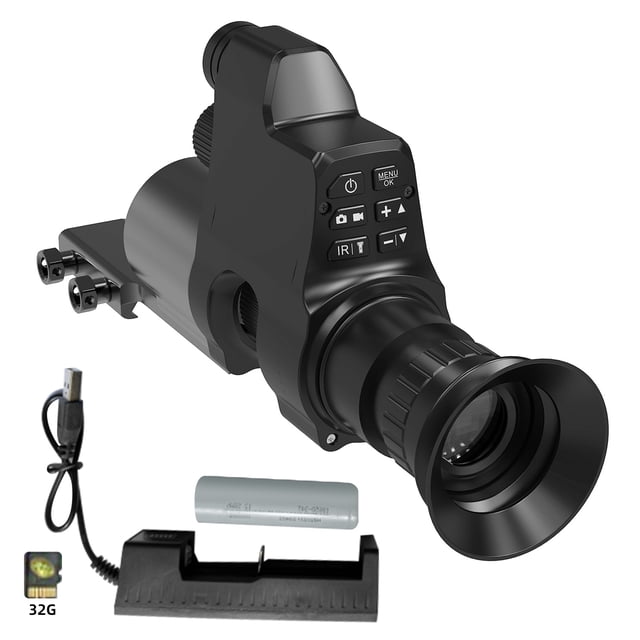 Digital Night Vision Scope 1080P Infrared Night Vision Monocular with 940nm IR Flashlight