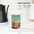 thumbnail image 5 of 15 fl oz Ceramic Mug, Bryce Canyon National Park, Utah, Bryce Point, Lithograph National Park Series, Dishwasher & Microwave Safe, 5 of 5