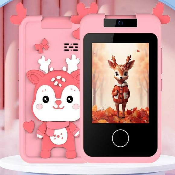 LOVEVER Kids Phone Toys for Boys 3 4 5 6 7 8 Year Old Boys Girls Christmas Birthday Gifts for Kids Touchscreen Smartphone Toddler Cell Phone Children Play Toy Phone with Camera Game