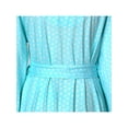 thumbnail image 5 of Metropolitan Womens Nightgown and Robe Set Matching Gown and Robe Sets - Mint Stripe, 3X, 5 of 8