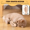 thumbnail image 6 of Fish Shape Cat Toys, 3 Pcs Food-Grade Silicone Kicker for Indoor Cats, Could Be Filled with Catnip or Cat Food, Interactive Toys for Kittens and Adult Cats, 6 of 7