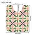 thumbnail image 5 of Yayeee Bath Rugs for Bathroom Floor Set of 2 Non Slip Fluffy Soft Absorbent Mat, Pink Symmetrical Stars, 5 of 7