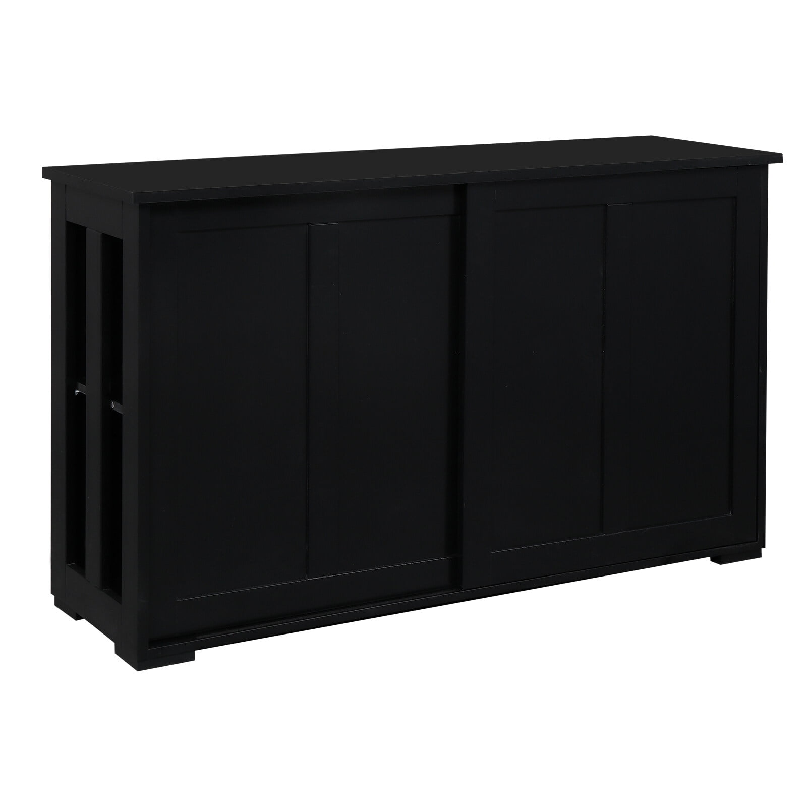 Double Sliding Door Sideboard Porch Black