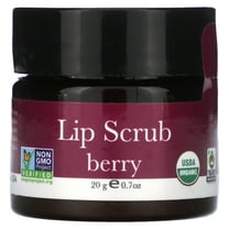Beauty by Earth Organic Sugar Lip Scrub Berry Flavored - Lip Exfoliator & Moisturizer for Chapped Lips Treatment, Repair for Lush Soft Lips