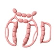 thumbnail image 3 of S SERENABLE 2 Pieces Muscle Relax Roller Massagers Circular Leg Clamps for Arms Neck Gym Pink, 3 of 9