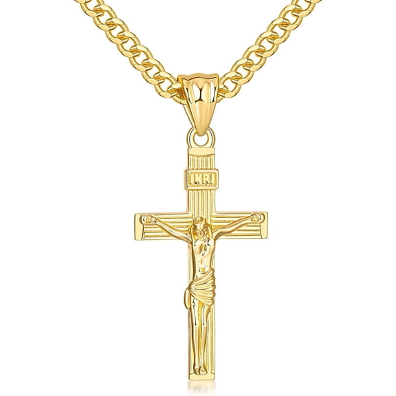 Cross Necklace for Women Men Crucifix Necklace Cross Pendant Necklace Christian Necklace Women's Necklaces Cross Confirmation Gifts Religious Christian Christmas Gifts