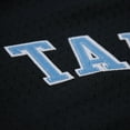 thumbnail image 4 of Men's Mitchell & Ness Black North Carolina Tar Heels On The Clock Full-Button Fashion Jersey, 4 of 6