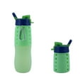thumbnail image 1 of QualitChoice Bouteilles d'Eau Pliables Silicone de Qualité Alimentaire Portable Réutilisable Bouteille d'Eau de Voyage pour Sports Randonnée Camping No.2, 1 of 1