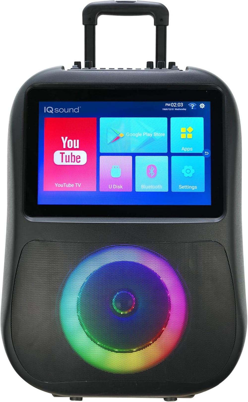 Supersonic IQ Sound IQ-1506WK Portable Karaoke System with 14.1