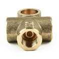 thumbnail image 2 of 3 Way Brake T Piece Tee With 3 Male-Nuts Short Union 3/8 \ UNF 24 TPI 3/16 Pipe, 2 of 7