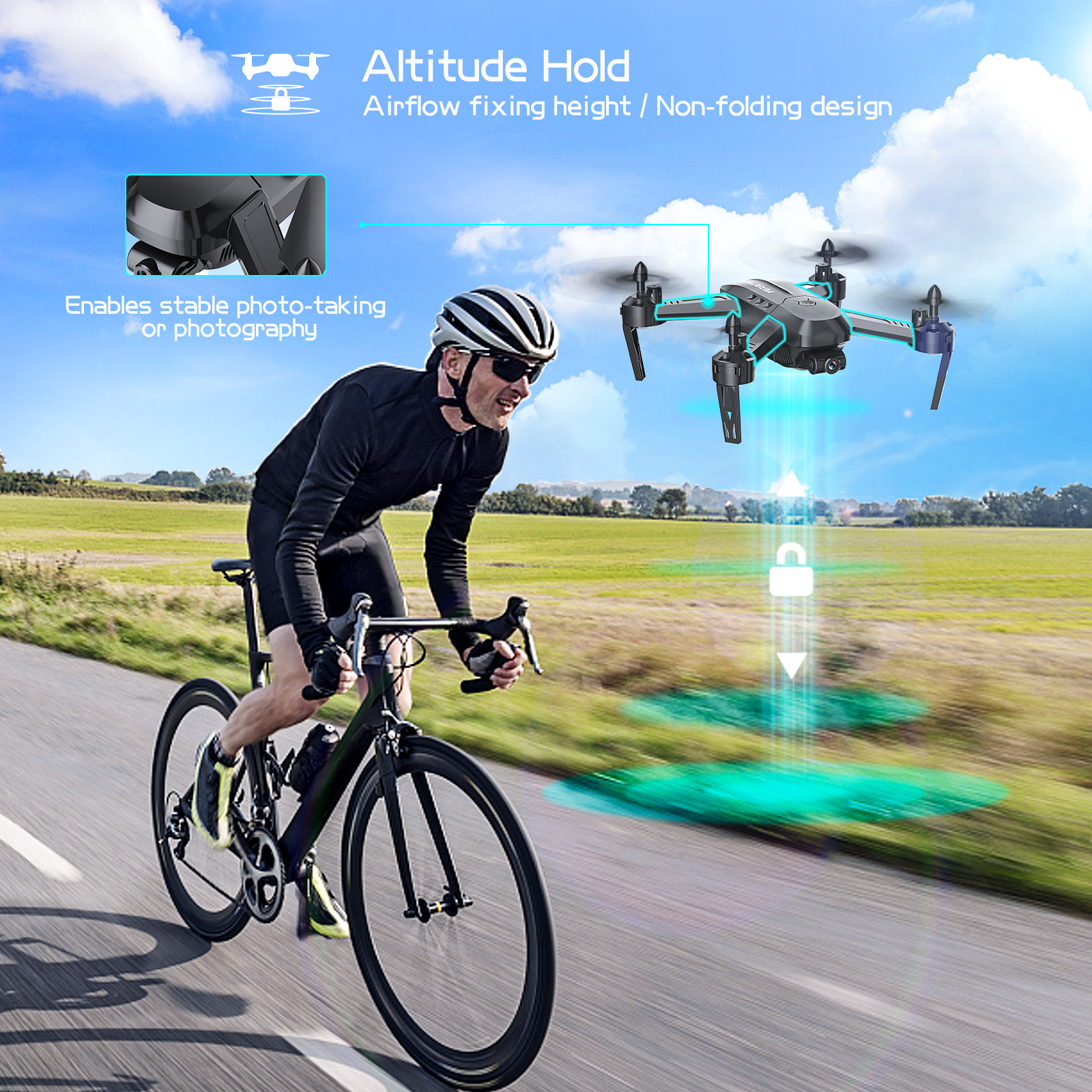 FERIETELF T6 Drone For Adults – 1080P HD RC Drone Review