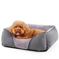 thumbnail image 1 of Cama para mascotas MIXJOY Calming Soft Rectangular Ortopédica Gris, 1 of 7