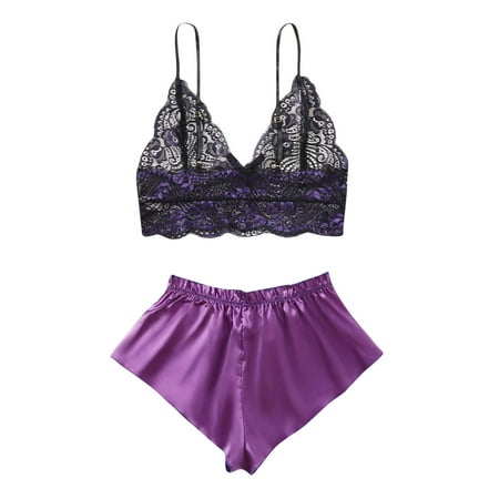 

Baby Doll Lingerie for Women Collared Stretch Bustier and Briefs with Garter Lace Scallop Trim Lingerie Set Sexy Lingerie Lace Bustier Set Lace Heart Embroidery Garter Set Cheeky Panty for