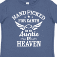 thumbnail image 4 of Inktastic Handpicked for Earth by My Auntie in Heaven with Angel Wings Boys or Girls Toddler T-Shirt, 4 of 5