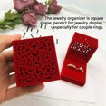thumbnail image 3 of Toystoory Par de anillos caja de exhibición de joyas hueco organizador de almacenamiento de joyas soporte de anillos para boda estuche multifunción de Kits de decoración para fiestas Toystoory HA070987-01, 3 of 5