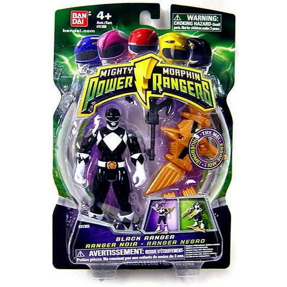 Power Rangers Mighty Morphin 2009 Black Ranger Action Figure
