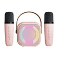 thumbnail image 4 of HILABEE Mini Karaoke Machine for Kids Portable BT Speaker Sturdy Easy to Use Creative Pink, 4 of 8