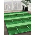 thumbnail image 2 of Ahgly Company Indoor Rectangle Patterned Green Area Rugs, 2' x 4', 2 of 6