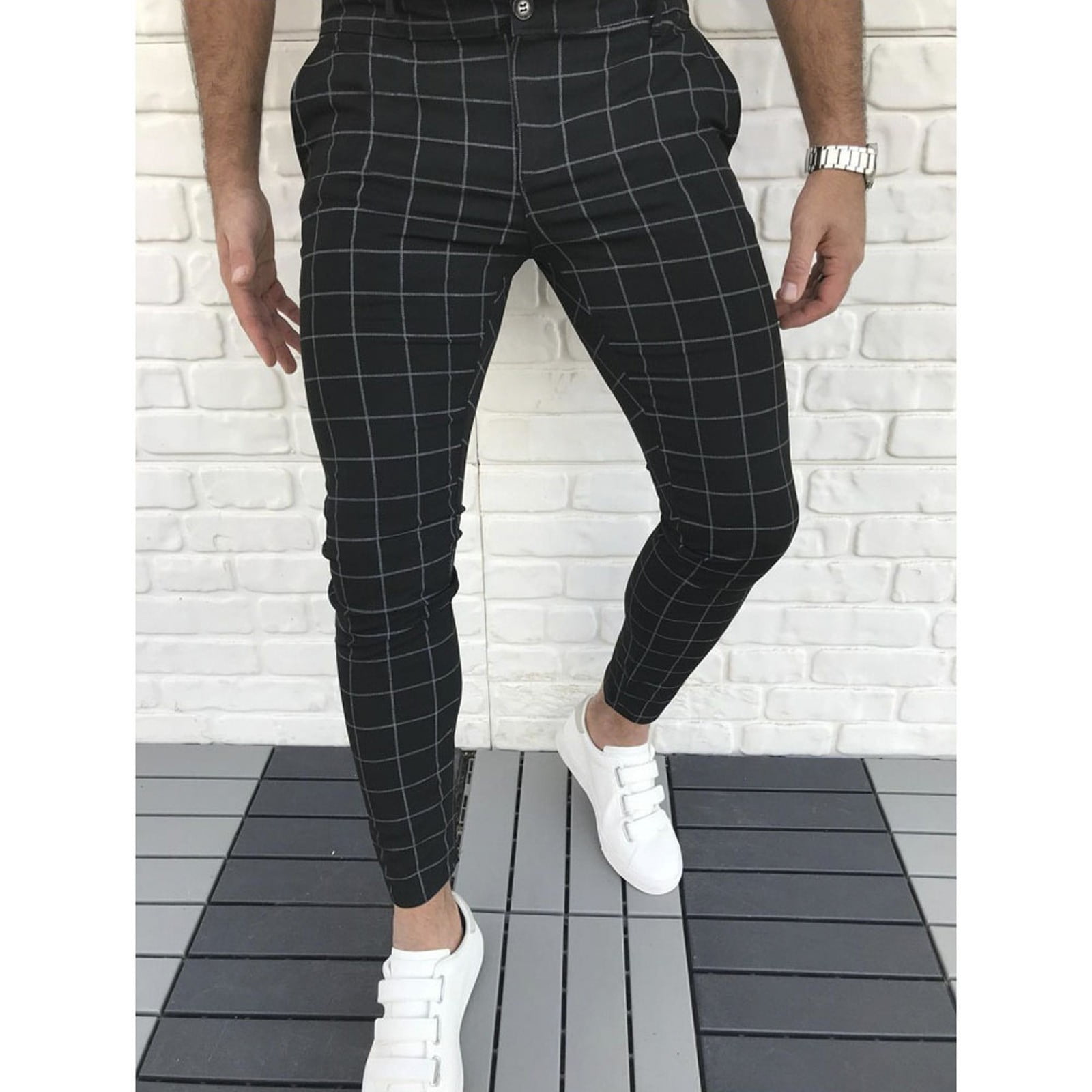 Greyish Black Soft Cotton Pants For Men Casual Wear #5103