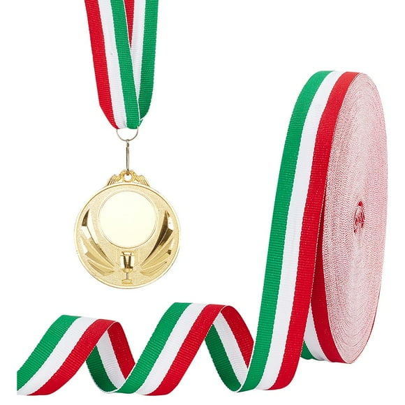 Cinta PH PandaHall con bandera italiana, 25 mm x 45 m, poliéster
