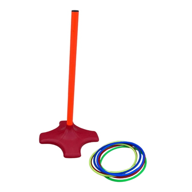 Yinanstore Toss Game Family Game Sports Toy for Kids Adults Fun for Indoor Outdoor Backyard for Park Playground Events BBQ Garden Red Post