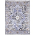 thumbnail image 2 of Contemporary Home Living 2.25' x 3.25' Geometric Medallion Rectangular Area Throw Rug - Purple and, 2 of 7