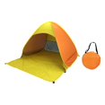 thumbnail image 2 of up Tent, Beach Tent, Portable Tent ,UPF 50, up Beach Sun Protection Orange Yellow L, 2 of 9
