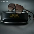 thumbnail image 6 of LOOLYA High-end Glasses Case and Cloth, New European and American Fashion Glasses for Men and Women, Dust-proof Glasses Net Red Style, Steam Punk Retro Party Casual, 6 of 6