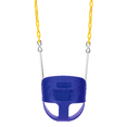 thumbnail image 6 of Eastern Jungle Gym Heavy-Duty High Back Full Bucket Toddler Swing Seat | Coated Swing Chains Fully Assembled | Blue Swing Set Accessory, 6 of 7
