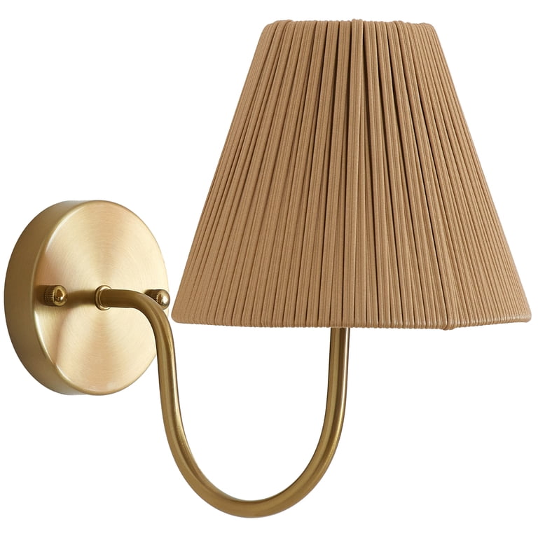Style House Rattan LED Rechargeable Wall Sconce photo 1
