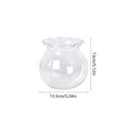 thumbnail image 3 of Plastic Goldfish Bowl – Clear Desktop Fish Tank for Home Decor & Tabletops,C, 3 of 6