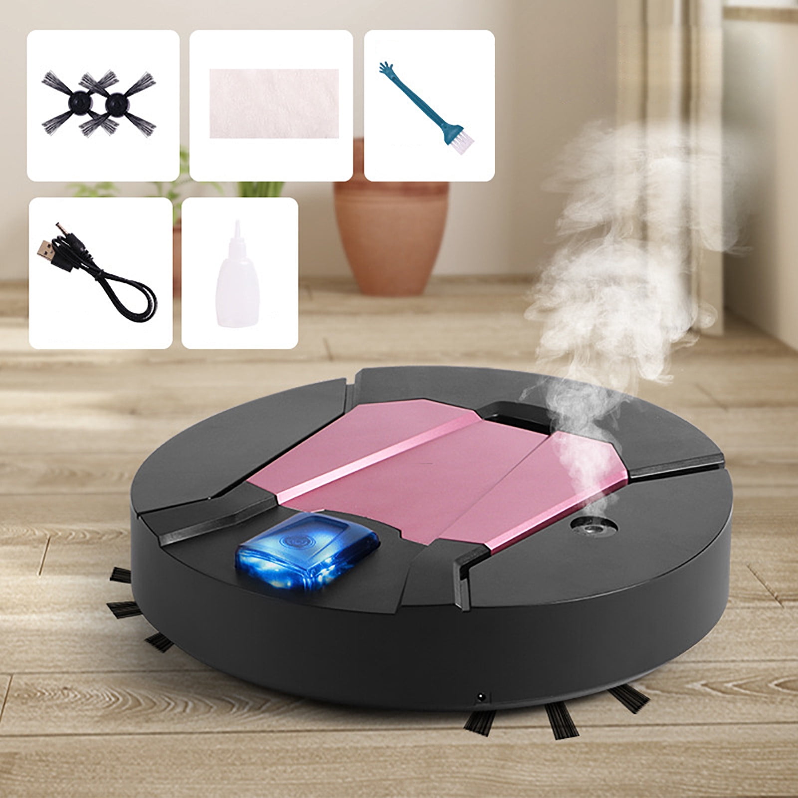 SPOORYYO Intelligent Sweeping Robot - Vacuum, Sweeping, Mopping, and Spray Humidification in One with Mecha Style