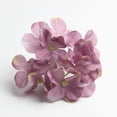 thumbnail image 3 of 10 cabezas de flores artificiales de hortensia de seda de 10 cm para decoración de bodas DIY Púrpura, 3 of 9