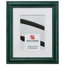 Craig Frames Wiltshire 440, 20x30 inch Green Picture Frame Matted for a 16x24 Photo