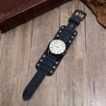 thumbnail image 5 of Accesorios Reloj de Cuero Retro Pulsera de Cuero Ajustable Personalizada para Hombre, 5 of 5