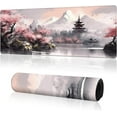 thumbnail image 1 of Cherry Blossom Large Gaming Mouse Pad - 31.5x12 Inch, Large Desk Mat, Extended Mousepad with Non-Slip Base, Stitched Edge, Perfect for Desk, Home Office, 1 of 6