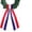 Patriotic Wreath Sash (B), variant on 4.6FT Patriotic Wreath Sash, American Flag Ribbon for Wreaths, 4th of July Decorations for Front Door, Memorial Day Bow with Stars and Stripes, Outdoor Patriotic Party Decor, Red White and Blue Sash