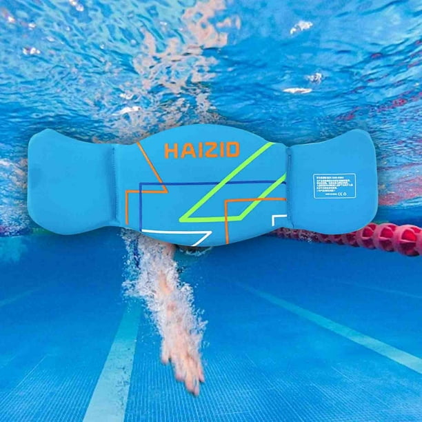 Ximing Swim Belt Adjustable Waist Floating Pool Workout Training Tool Buoyancy Belt Blue