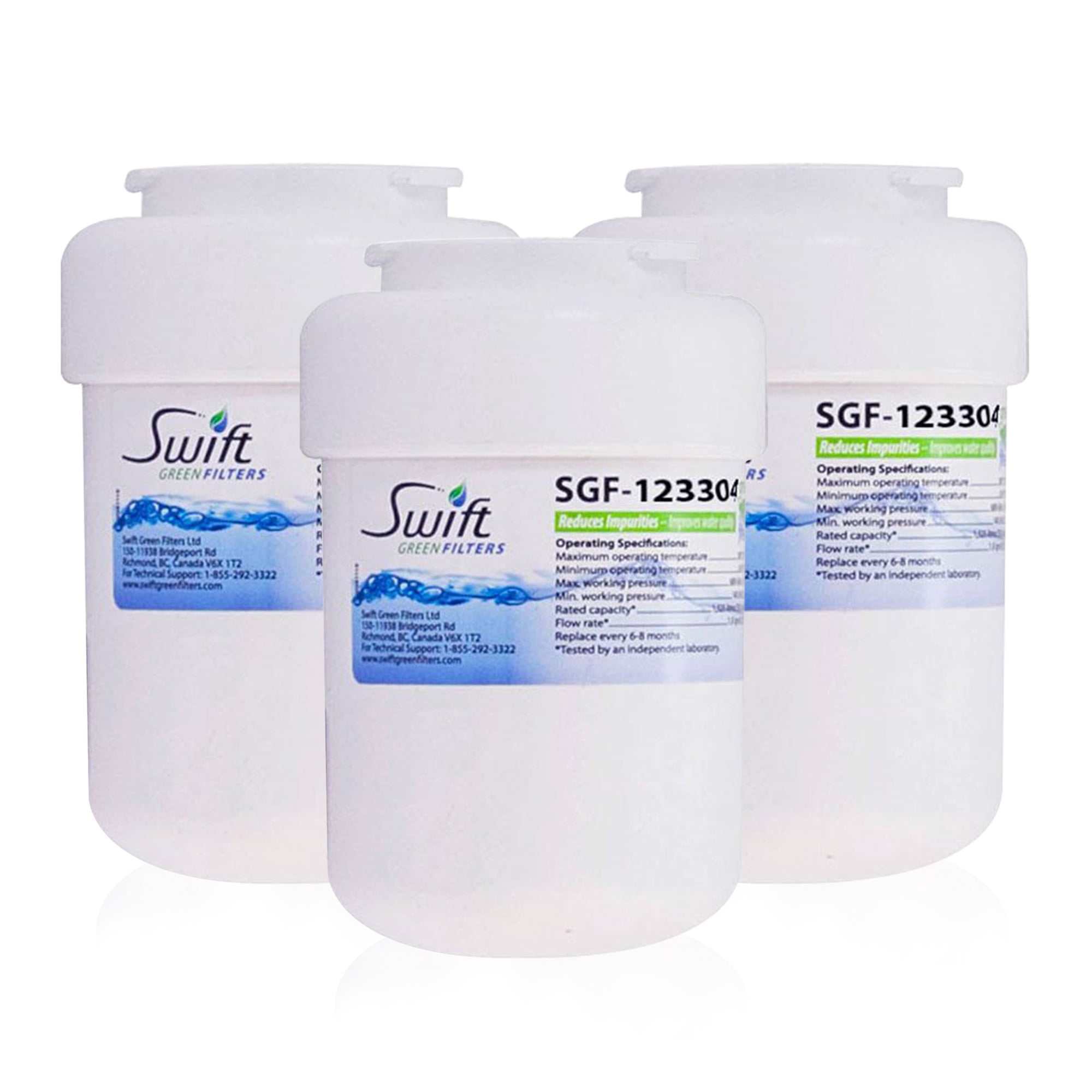 Swift Green Filters SGF-123304 Replacement for Amana 1252704 Refrigerators Water Filters(Pack of 2)