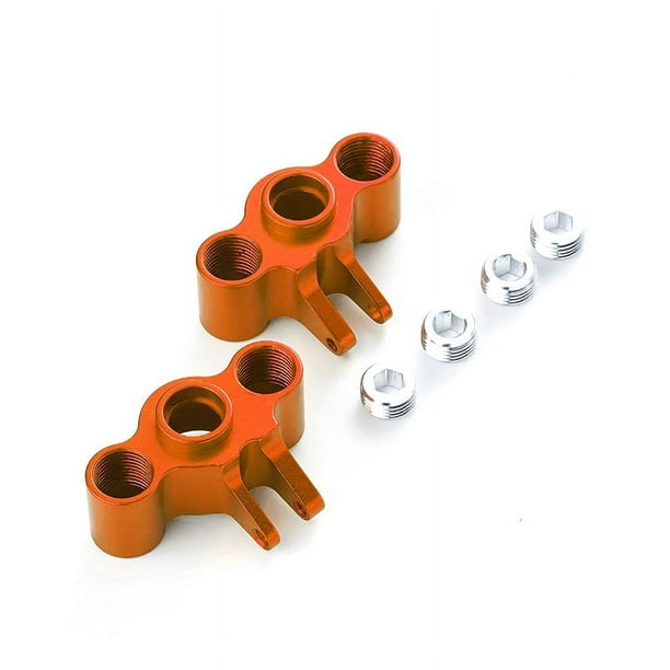 Vogacara RCGOFFLOW-portador de cubo de dirección de aleación de aluminio, pieza de mejora RC, nudillos de bloque de dirección para pieza de Kits de construcción modelo Rojo