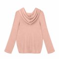 thumbnail image 2 of Aloohaidyvio Sweaters for Women,Women Fashion Loose Large Size Solid Color Hood Long Sleeves Sweater Tops, 2 of 6