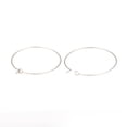 thumbnail image 2 of 316L Surgical Stainless Steel Hoop Earring Findings Wine Glass Charms Findings Stainless Steel Color 35x0.7mm 21 Gauge, 2 of 2