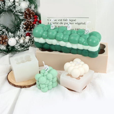 

GENEMA 3D Bubble Cloud Silicone Mold for Candle Making Cake Dessert Mousse Baking Molds